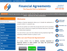 Tablet Screenshot of financialagreements.com.au